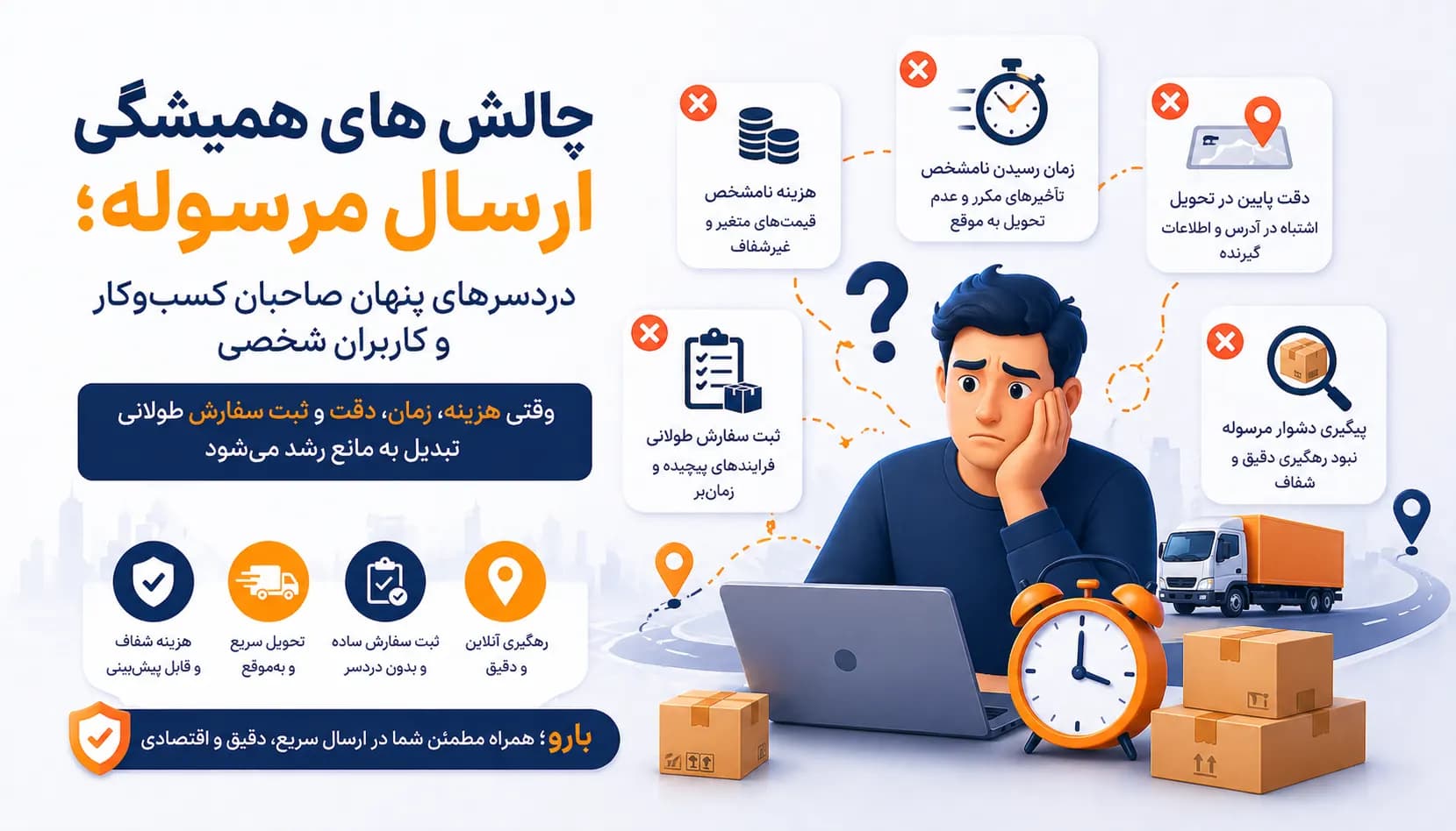 چالش‌های همیشگی ارسال مرسوله؛ دردسرهای پنهان صاحبان کسب‌وکار و کاربران شخصی